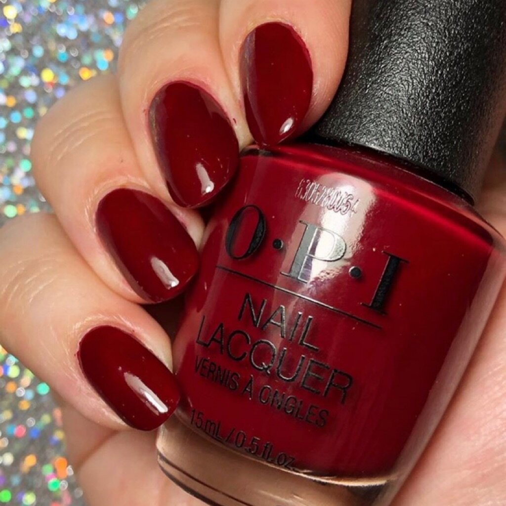 OPI Got the Blues for Red NLW52 深酒紅色